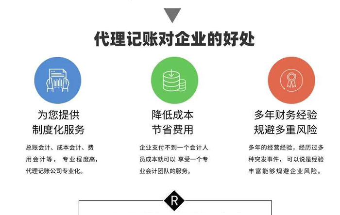 代理记账公司收费标准